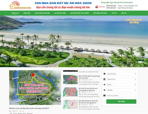 Website Dự Án Hòa Xuân