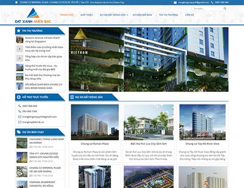 Website Đất Xanh Miền Bắc