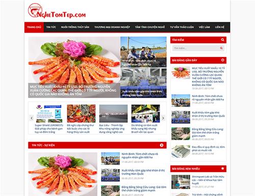 Website Nghề Tôm Tép